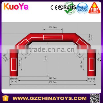 cheap giant inflatable banner arches for rental