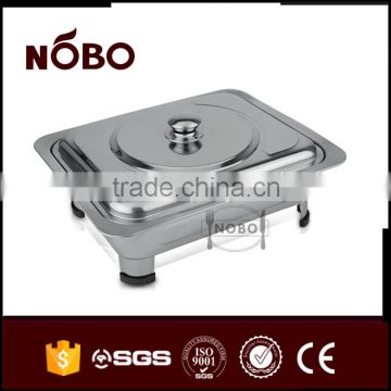 buffet chafing dish food warmer with steel lid