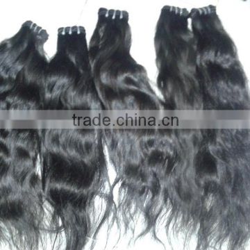 Machine weft remy hair