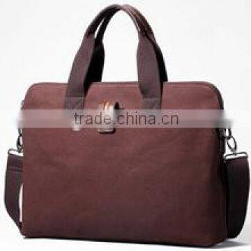 2016 new design canvas laptop bag messenger bag
