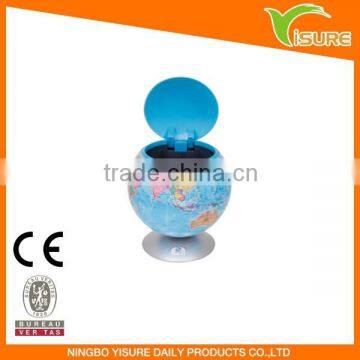 Unique round sensor dustbin 5003LP 3L Globe Shape Sensor Storage Box