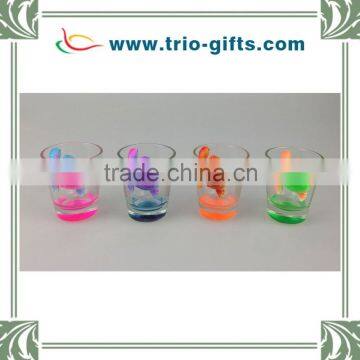 Souvenir tourist polyresin turtle shot glass for decoration