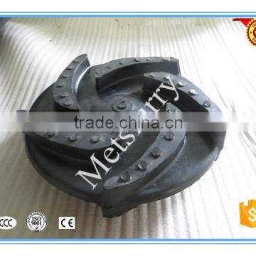 MS series slurry pump parts rubber lined impellers