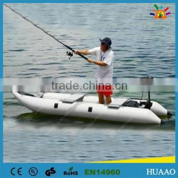 pro marine inflatable pontoon boat fishing