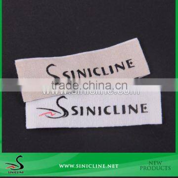 Sinicline custom made woven branding label with both ends folded