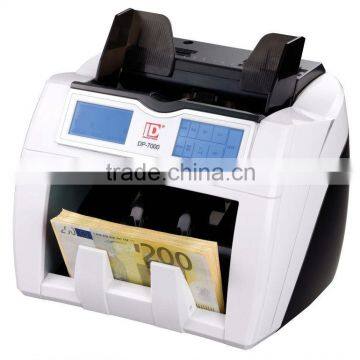 Double Power Intelligent euro value portable bill Counter