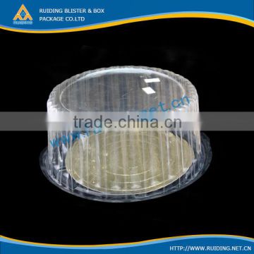 plastic box round cake box