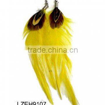 feather earrings