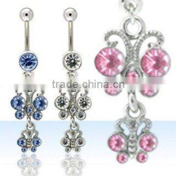 Navel Ring, Dangling Body Jewellery, Belly Button Ring, Belly Body Jewelry, Navel Jewelry, Belly Ring, Body Piercing Jewellery
