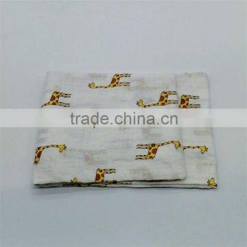 120x120cm 100% Cotton Organic Muslin Swaddle Blanket for Baby Quality Choice photo-2