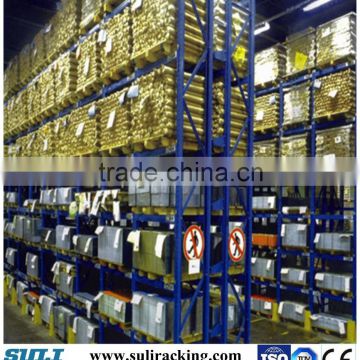 Selective heavy duty pallet racking for warehouse