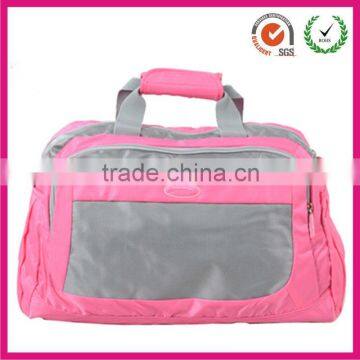 Promotion durable overnight polyester luggage bag for teens