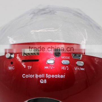 2016 Portable Subwoofer Wireless Speaker Bluetooth Led Bluetooth Speaker With Smart Phone photo-5