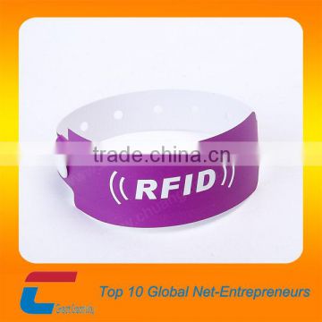 rfid paper wristband with customized logo