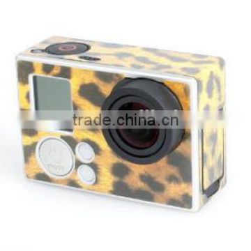 2014 New arrival Leopard Plan B Sticker for Go Pro Hero3+ Hero3 Camera Body gopro Accessories gopro stickers