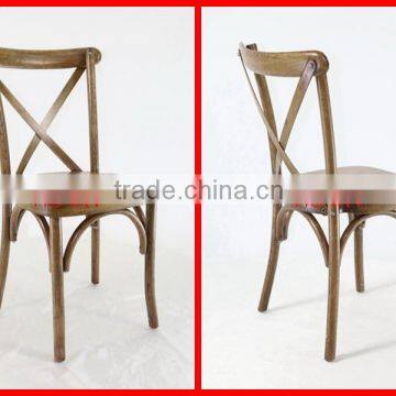 X chair Cross back chair