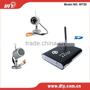 2.4ghz wireless secure eye dvr kit, W720