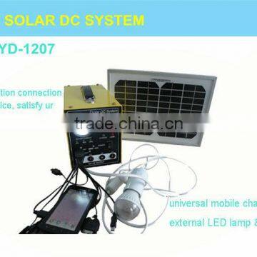 solar off grid system, mini solar DC lihting system