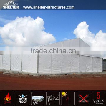 prefabricated building and construction warehouse tent for storage supplied by China factory