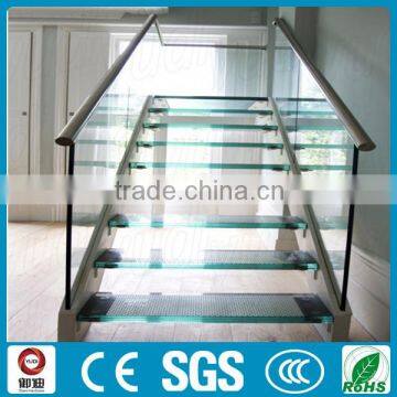 Commerical Modern Stainless Steel Laminated Glass Stairs Supplier's Choice photo-6