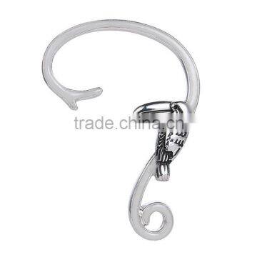 Fashion Woodpecker Charm Ear Cuff Fancy Design Earring With a Bird photo-2