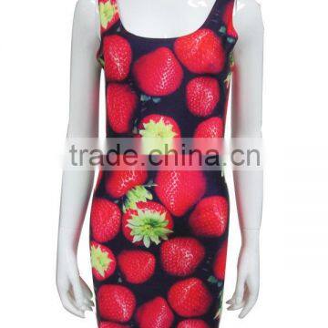 2015 Hottest Selling Sexy Tull Ladies Tank Top