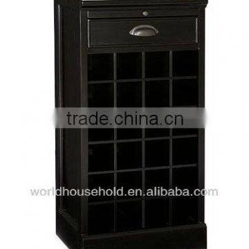 wine bar cabinet, brown color