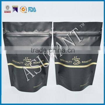 Asuwant Packaging 12 oz Coffee Zipper Bags With One Way Valve photo-2
