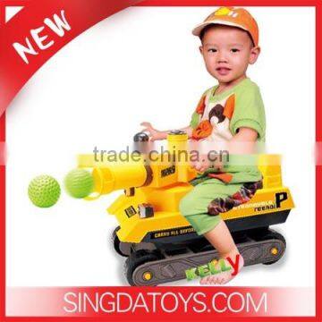 New Arrival Children Ride on Plastic Engineering Shooting Car Toy