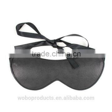 Fetish Adult Novelty Product Sex Toy PVC leather blindfold eye mask