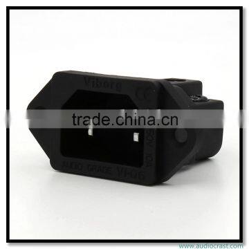 OEM Pure Copper Power socket IEC balck Power Female connector