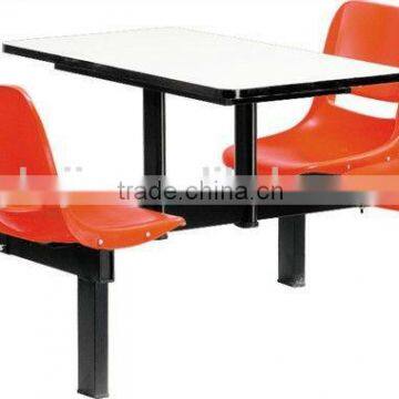 fiberglass school dining table with chair,school canteen table