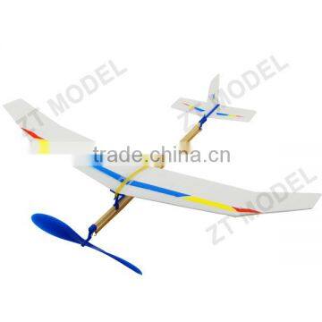 Sky Touch Rubber Powered Plane Educational Toy Rubber Band Plane