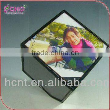 Clear 6 Sides Cured Clear Cube Lucite Clear Acrylic Picture Farme/crystal Cube Photo Frame photo-3