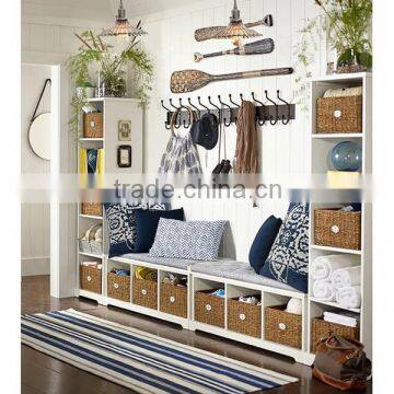 Hot Sale Laminate Narrow Bookcase Light Color Free Unit Bookcase MFC Display Cabinet