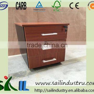 Environmental Health Wooden Grain Color Design Bedside Table