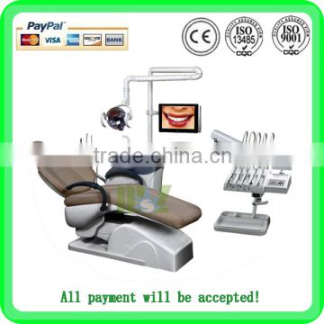 (MSLDU17)New multifunctional foot controller dental chair equipment price with CE approved