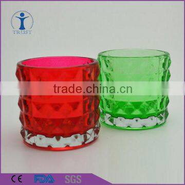 Personalized delicate New design cylinder crystal glass candle holder