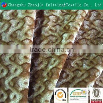 Wholesale sprayed bulk polyester fabric sofa car seat poly span fabric ZJ002