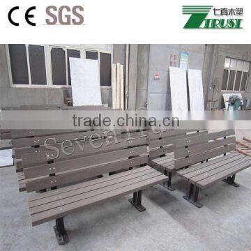 Good quality WPC garden bench, exterior composite bench