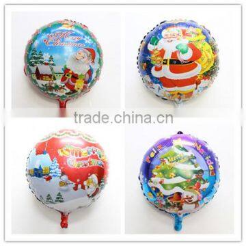 2015 Hot sales round &star shape helium foil balloons for Christmas party decoration