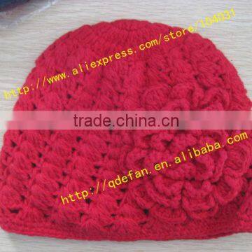 Customized ! handmade baby children and adult fitted plain beanies DIY hat knitted cotton caps high quality factory wholesale