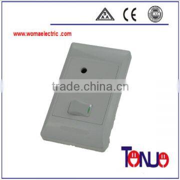 South African1 gang 15A socket light switch