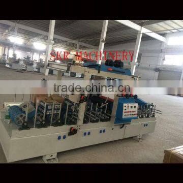 SKR machinery automatic coating machine for PVC/PE/PP WPC board profile pipe wrapping