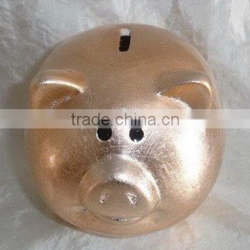 ceramic gloden pig money bank