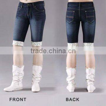 Denim Knitted Jeans for Women