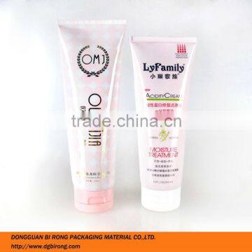 Empty Large Aluminum Plastic Hair Treatment Tube