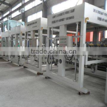 Lightweight foam cement block production