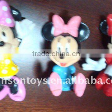 plastic toy mickey mobile string