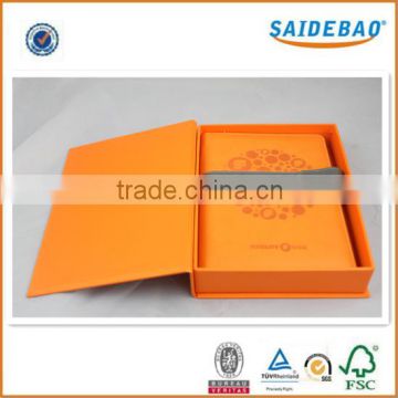 China manufactor colorful custom made diary notebook, high quality import leather notebook, with delicate belt/box as best gift